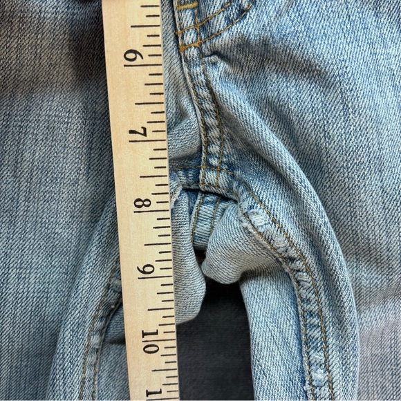 BKE Denim Jeans Women's 28x31.5 Liberty Flare Leg Distressed Low Rise Light Wash - Picture 8 of 16